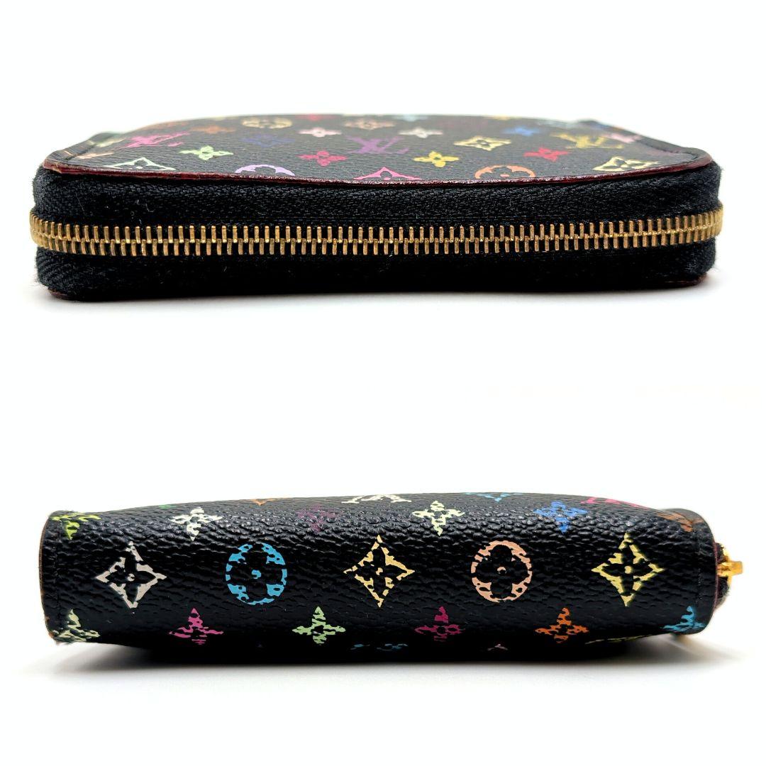 希少 ルイヴィトン ジッピーパース 小銭入れ マルチカラー ブラック 美品