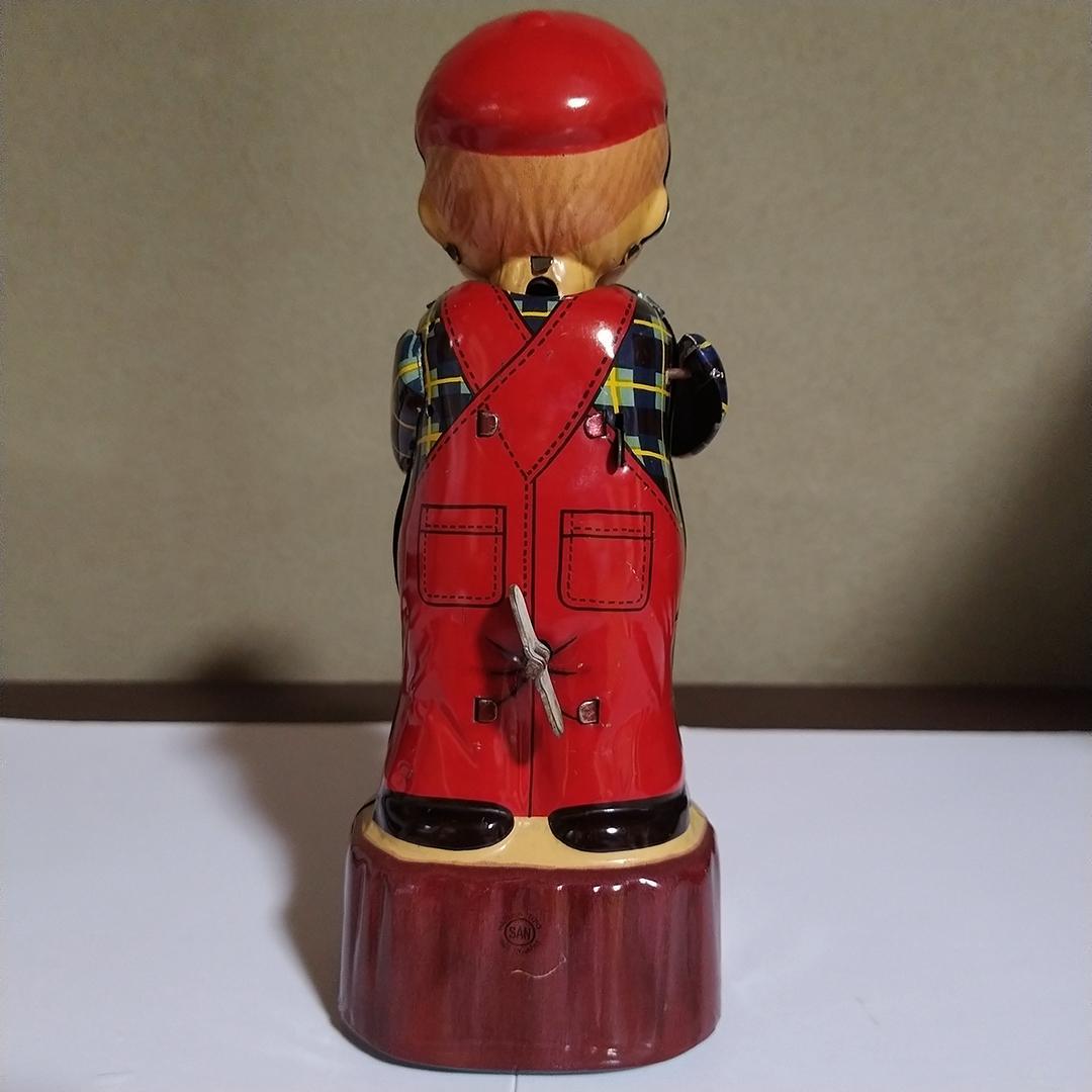 お*ん様 マルサン BUBBLING BOY シャボン玉 ブリキ