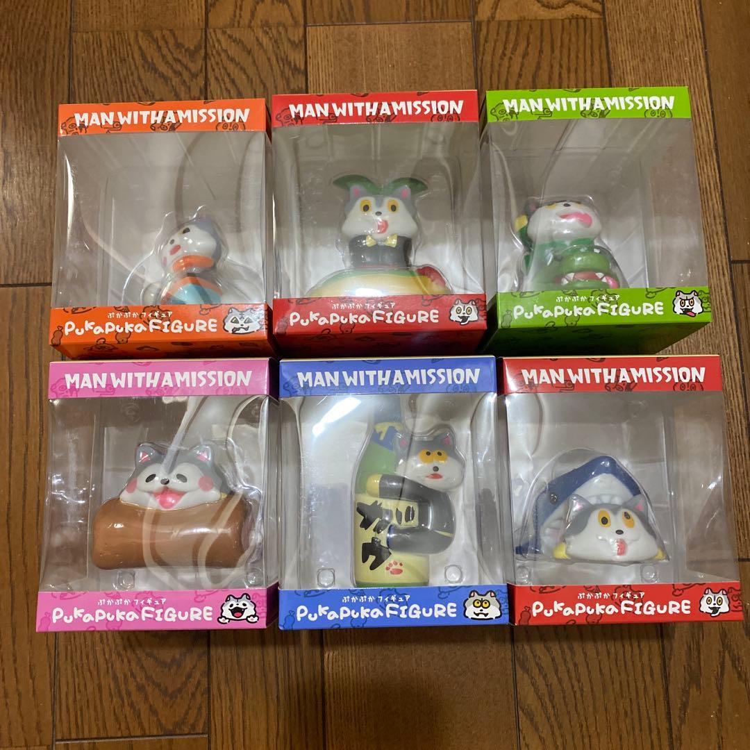 MAN WITH A MISSION ぷかぷかフィギュア 6体セット - メルカリ
