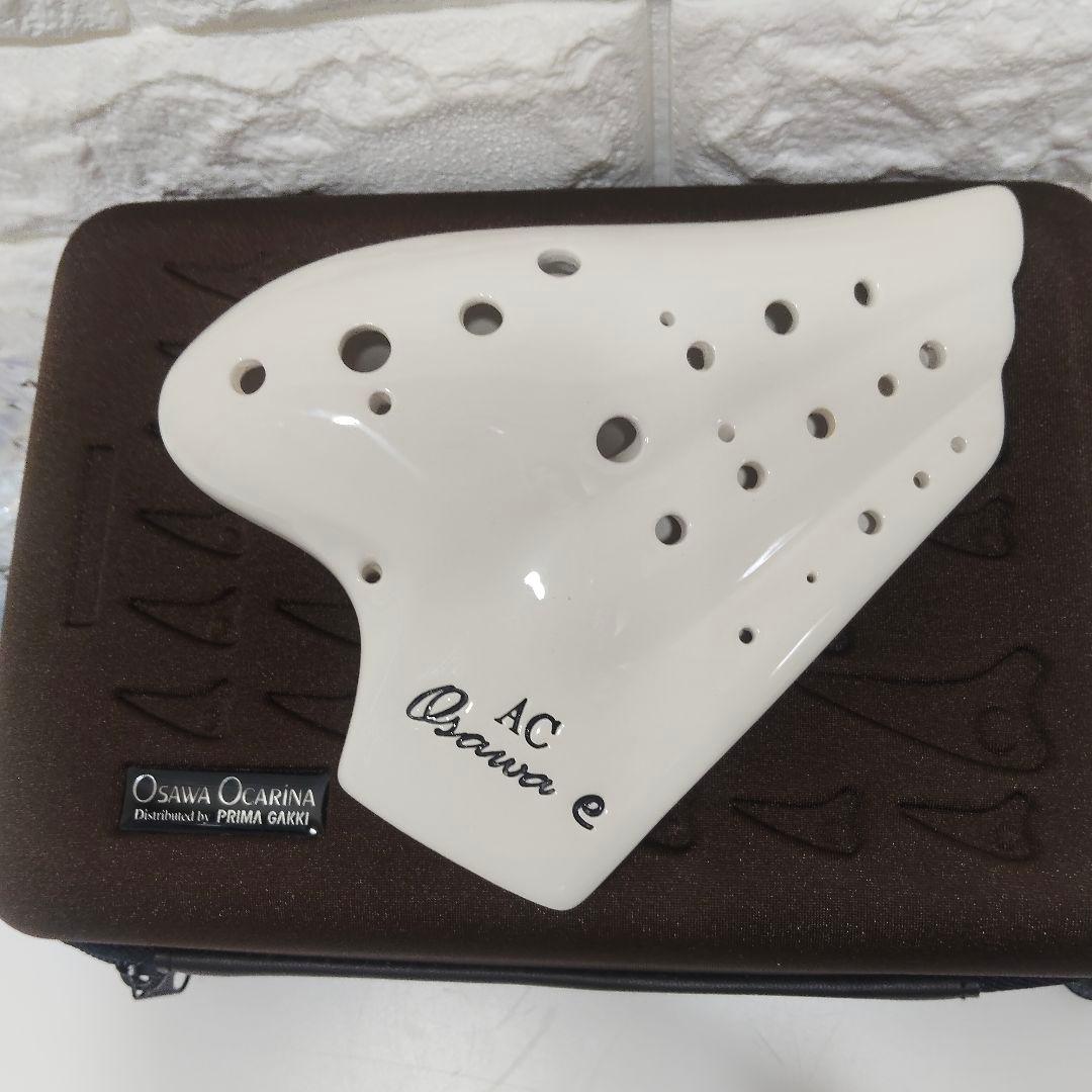 【美品】Osawa オオサワ トリプルオカリナ 磁器製 Te アルトC管