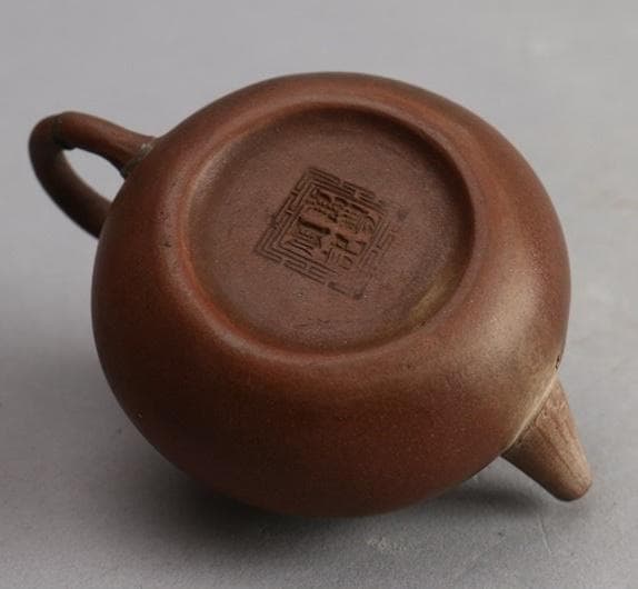 ☆唐物 萬豊順記 款 朱泥 紫砂 急須 茶壷 (検) 煎茶