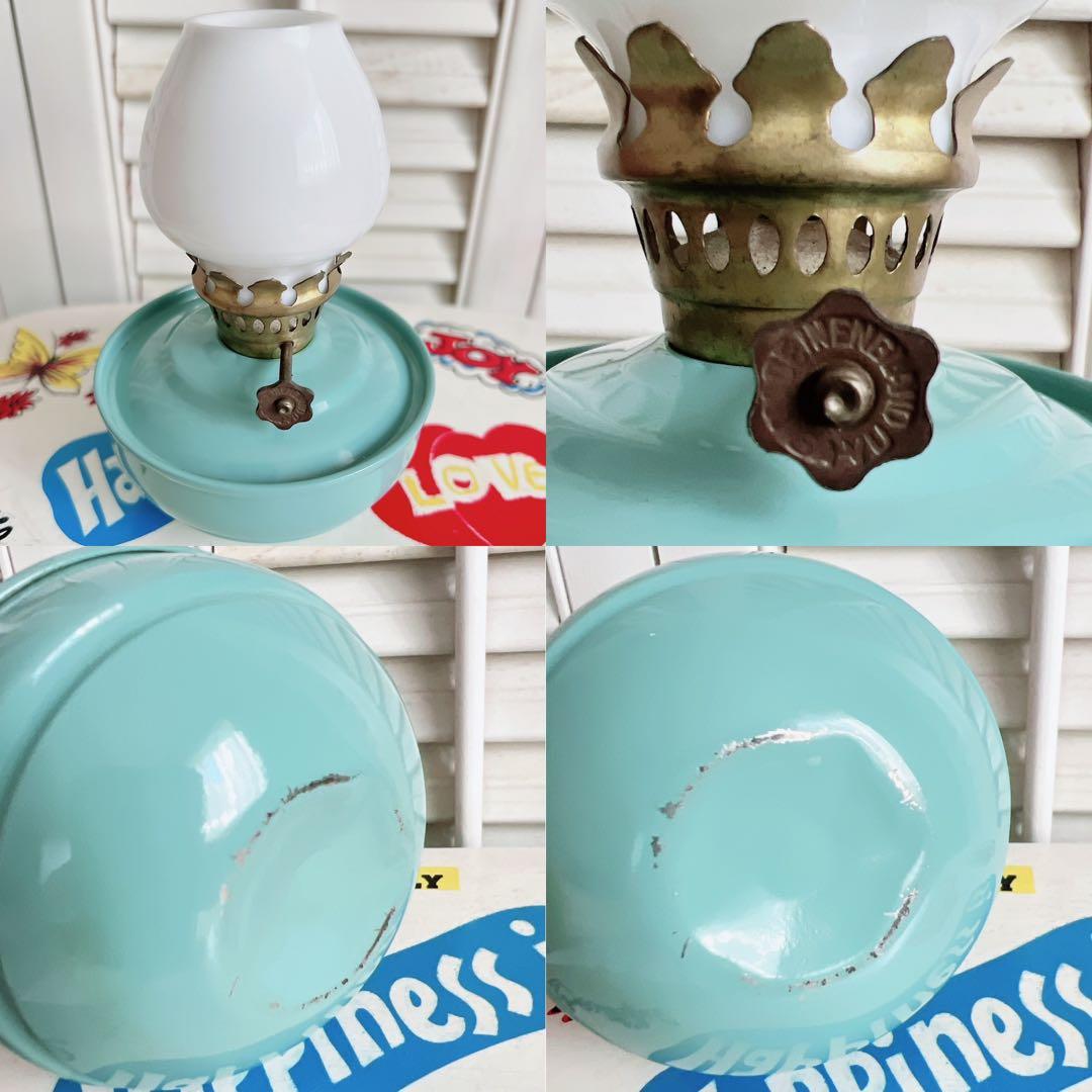 ケリーランプ オイルランプ イギリス ミルクガラス ヴィンテ