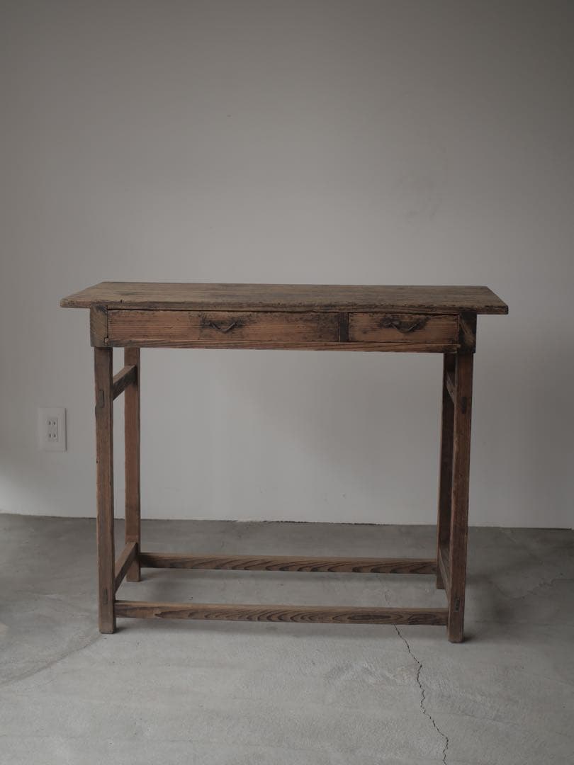 机　展示台　作業台　テーブル　台　古家具　古道具　アンティーク　昭和レトロ