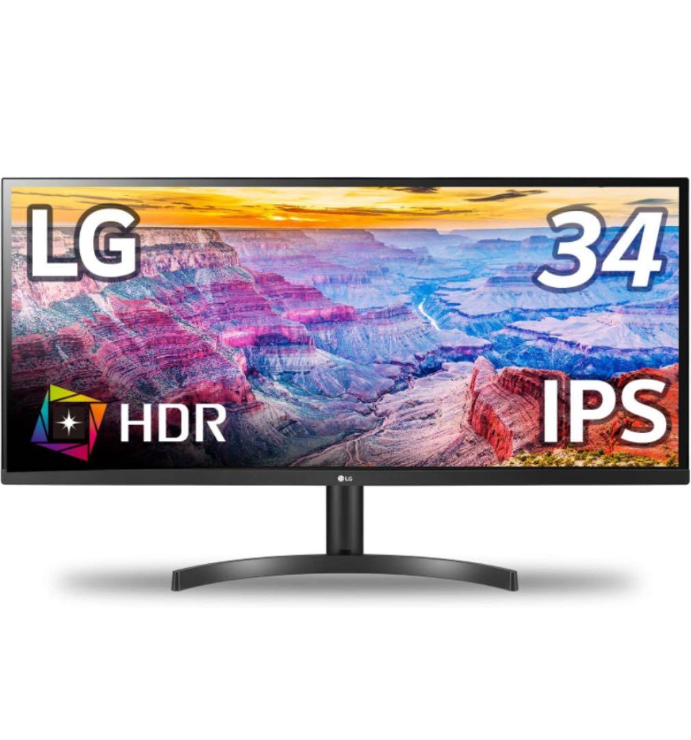 引取限定】【美品】ワイドモニター LG 34WP550-B