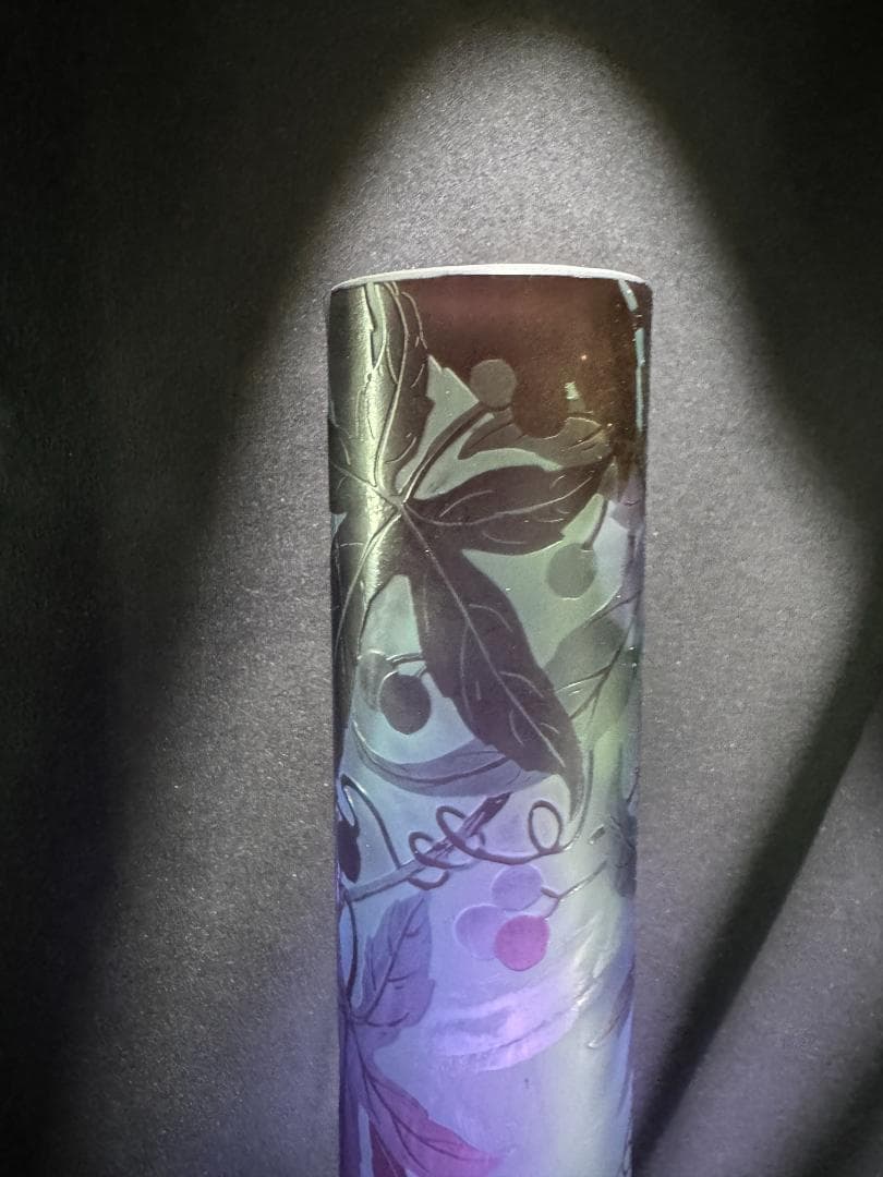 アンティーク】エミール・ガレ Émile Gallé『トケイソウ』花瓶