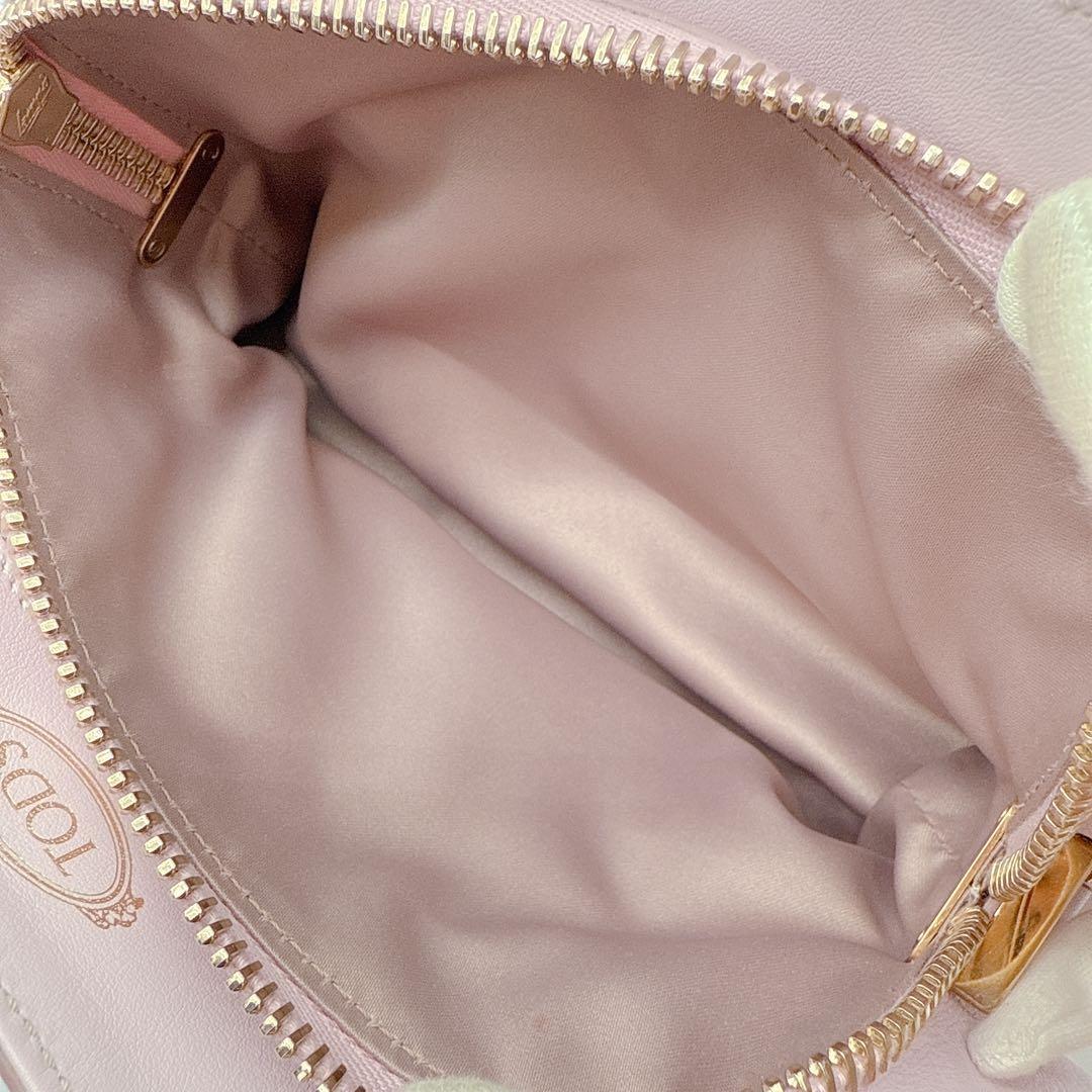 トッズ Dキューブ ミニ ボストン 2WAY ショルダーバッグ ハンド トート