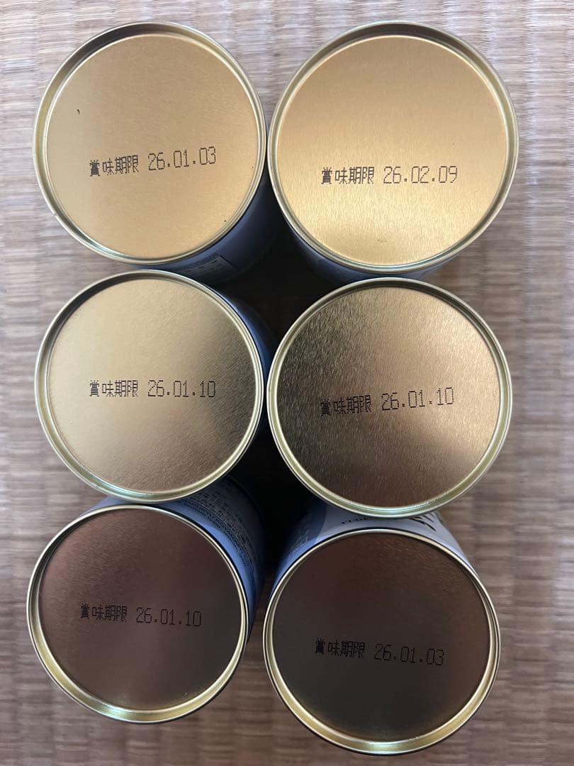 国産抹茶 粉末緑茶 6缶セット