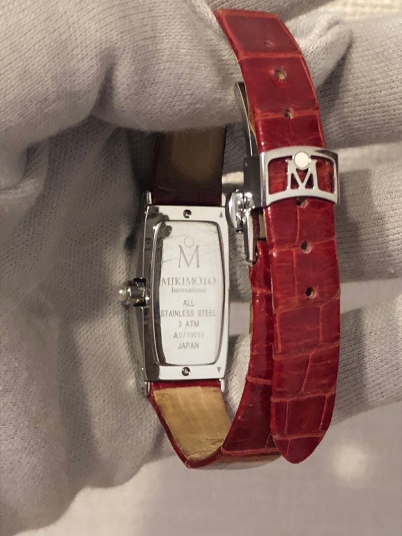 mikimoto ミキモト 腕時計 パール ホワイトシェル￼ 交換ベルト付