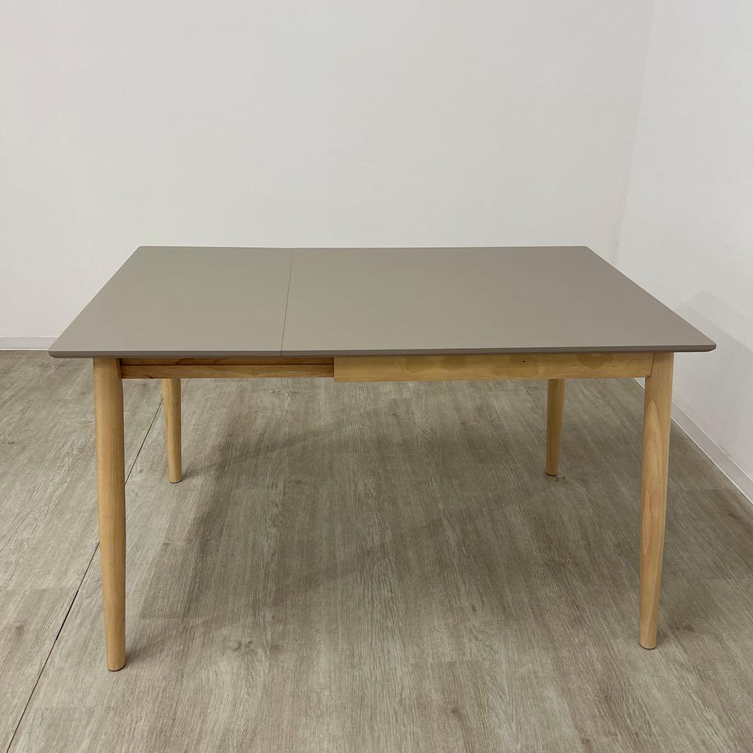 新品☆伸長式ダイニングテーブル 北欧風 エクステンション バタフライテーブル