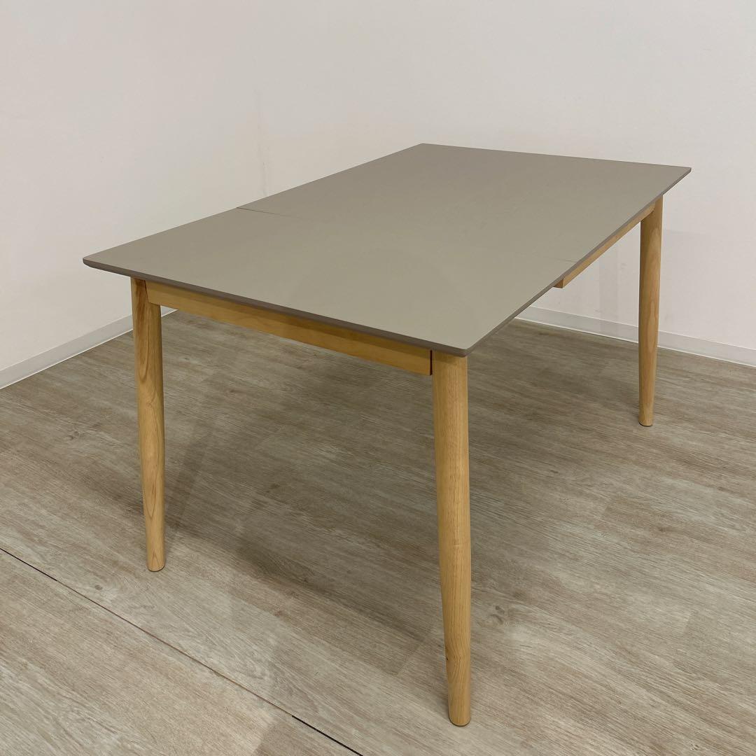 新品☆伸長式ダイニングテーブル 北欧風 エクステンション バタフライテーブル