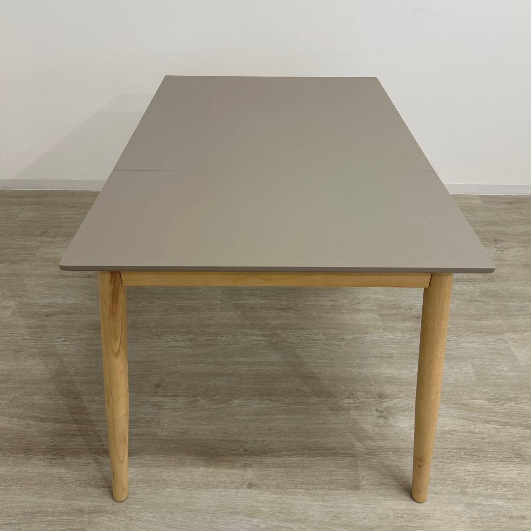 新品☆伸長式ダイニングテーブル 北欧風 エクステンション バタフライテーブル
