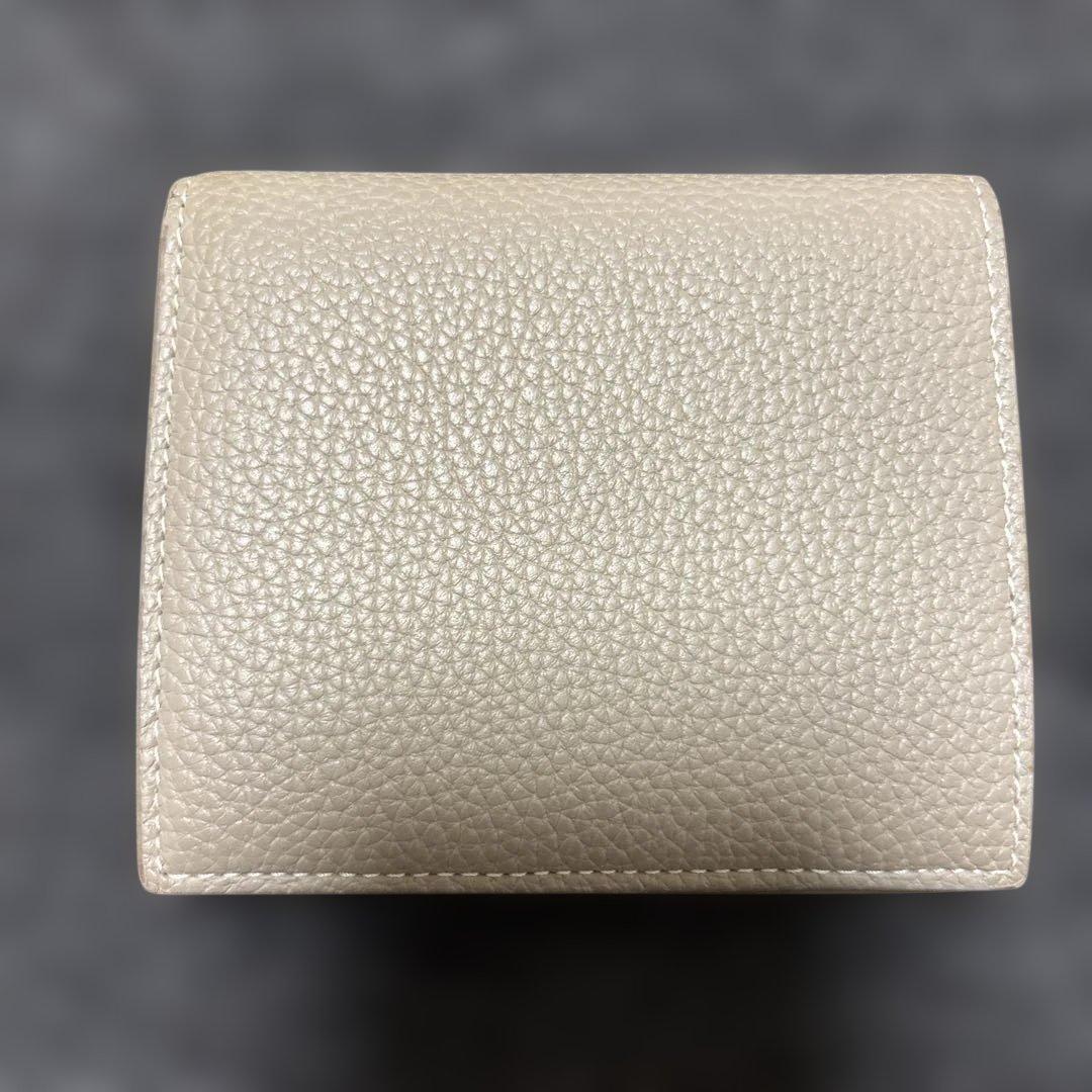 Bonaventura 二つ折り財布 ベージュ コーラル