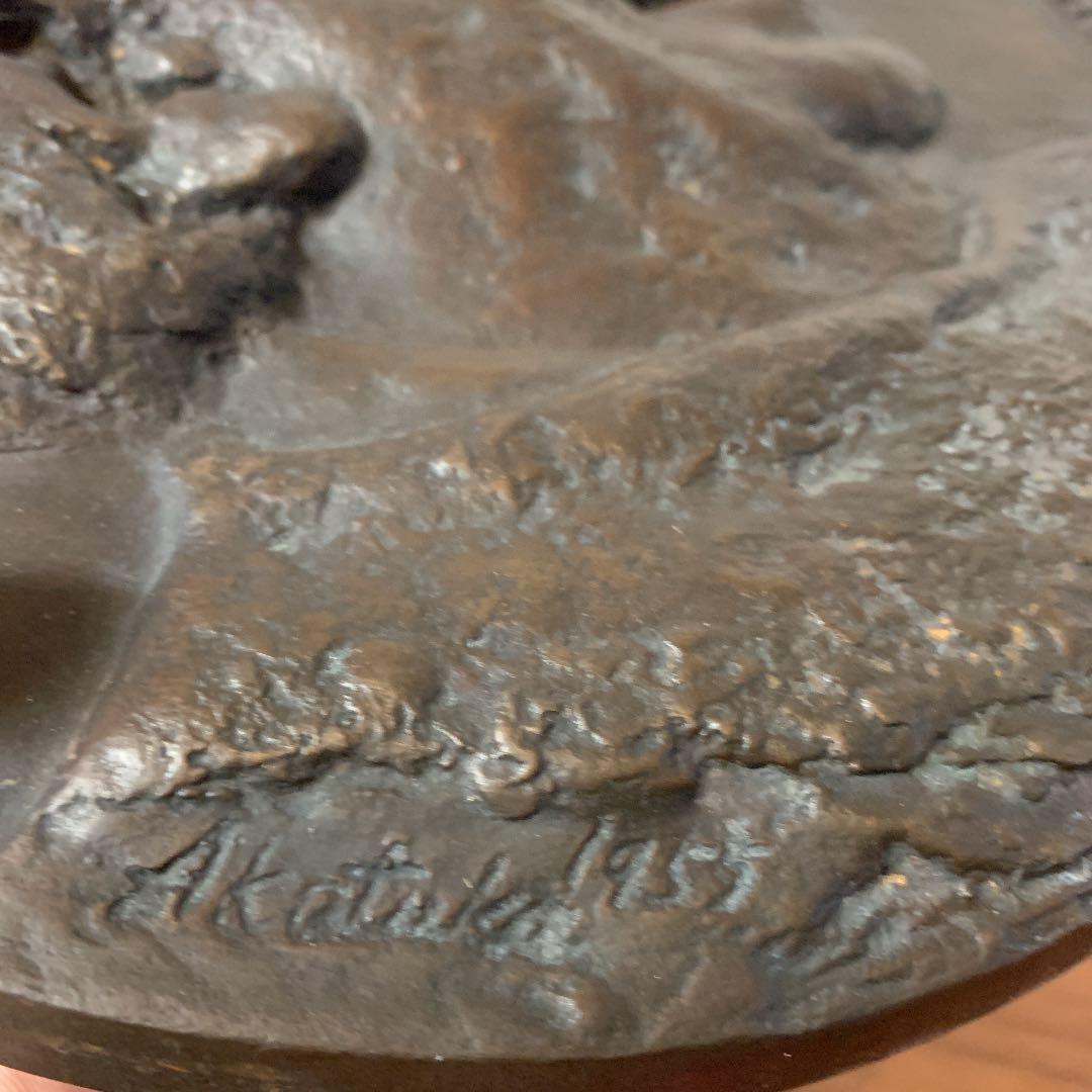 レリーフ アインシュタイン Einstein 作家物 サインあり アイアン