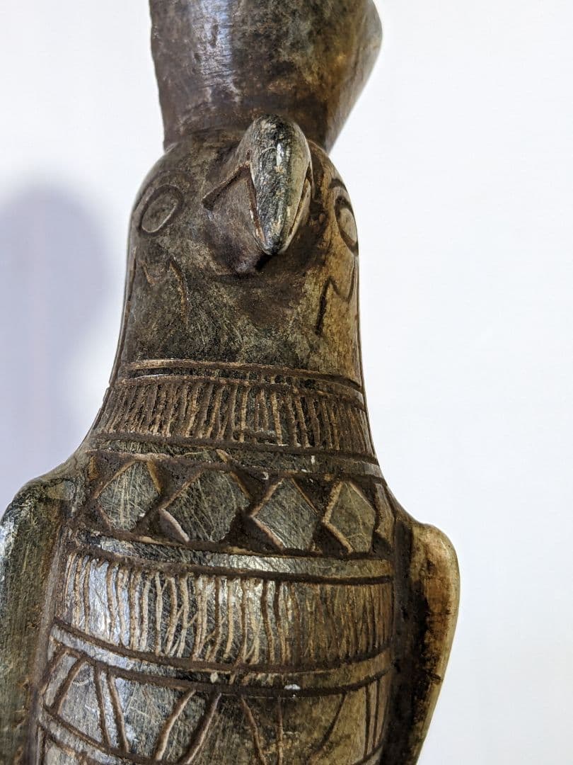 ♢古代文明 天然石 副葬品 祭器 鷲鷹鳥類メキシコ〜南米ペルーインカ