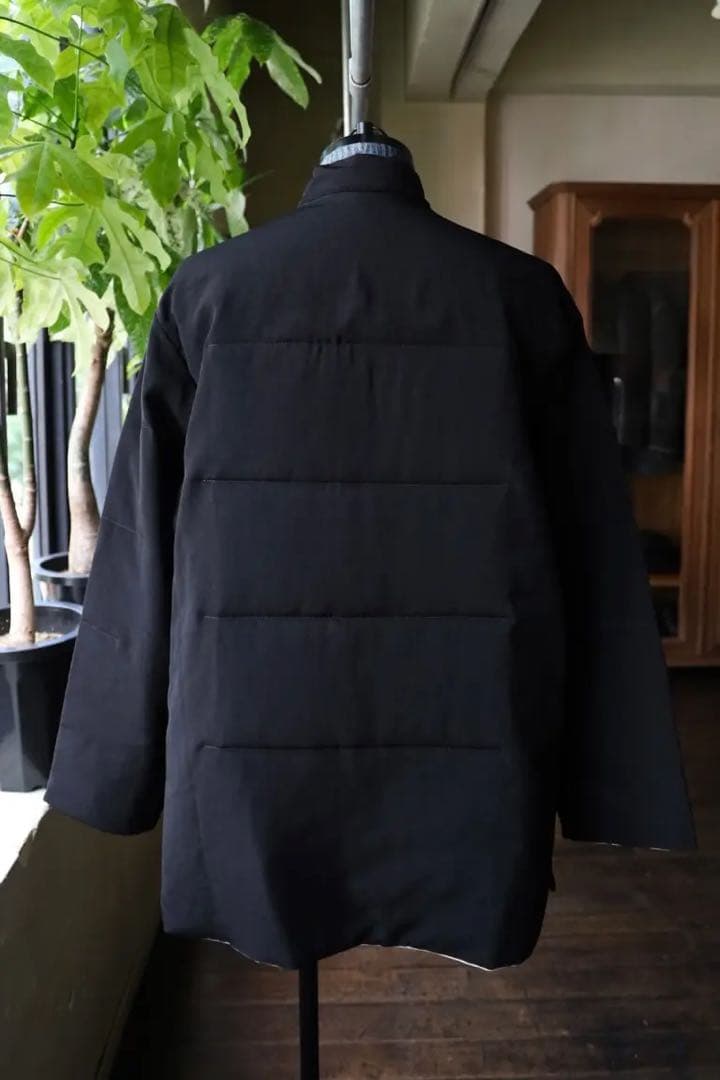 Yohji オム 25AW リバーシブル中綿ブラウス 黒 3