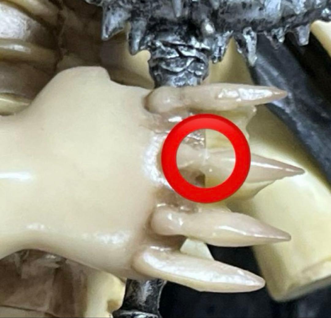 AOWゾッド変身後 ver.2 髑髏の騎士: 白骨彩色胸像付(補修有り) 限定版