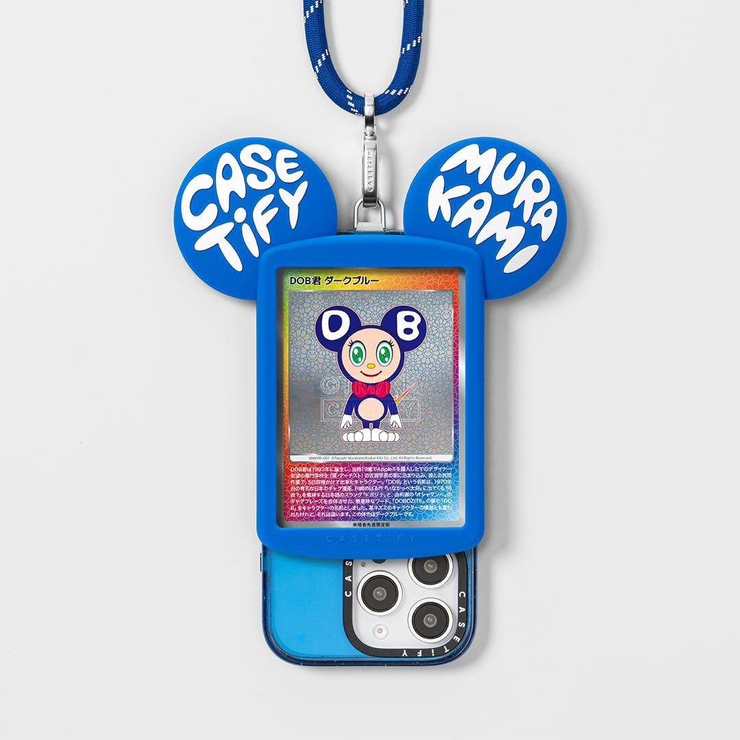 村上隆　casetify トレーディングカードホルダー ブルー