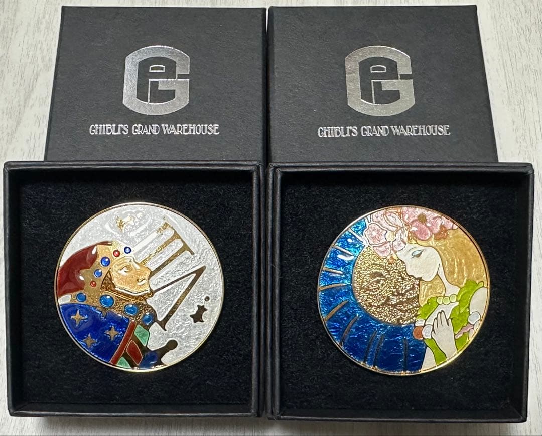 限定品】ジブリパーク 耳をすませば 七宝焼ブローチ ドワーフの王