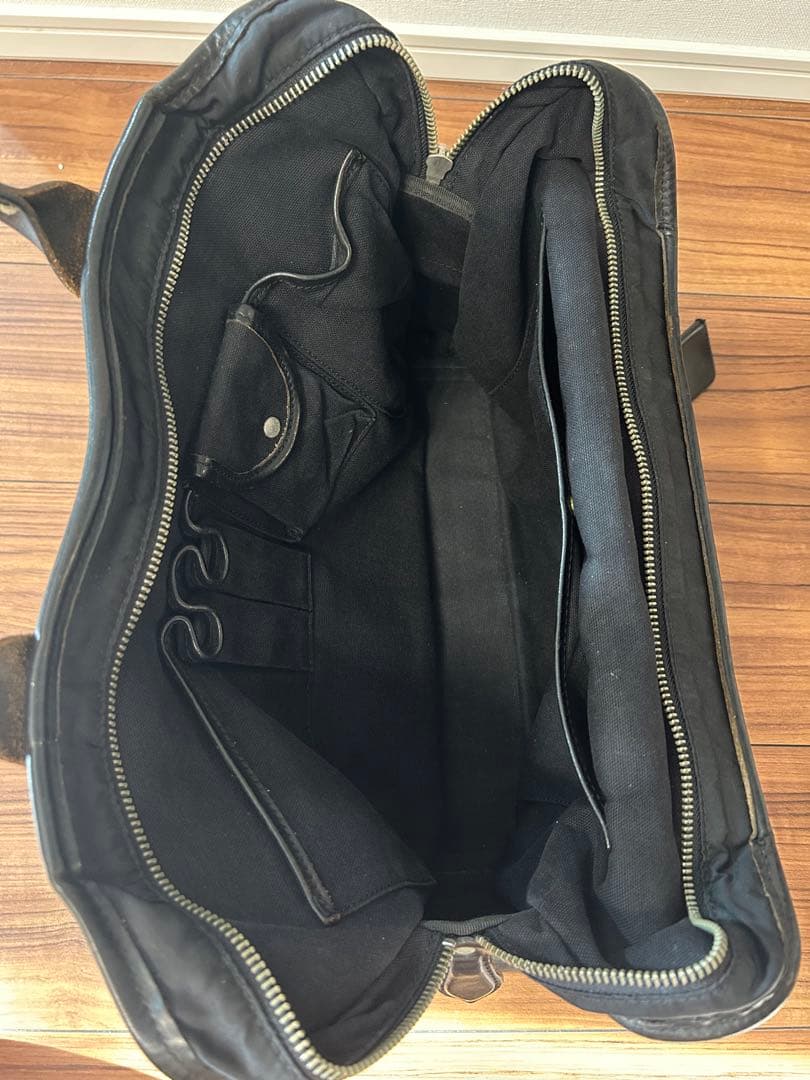 （最終価格）フェリージ　ビジネスバッグ ブラック ナイロン レザー