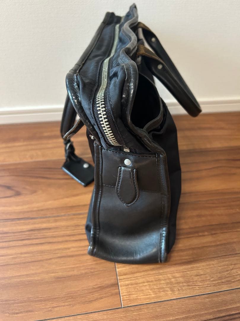 （最終価格）フェリージ　ビジネスバッグ ブラック ナイロン レザー