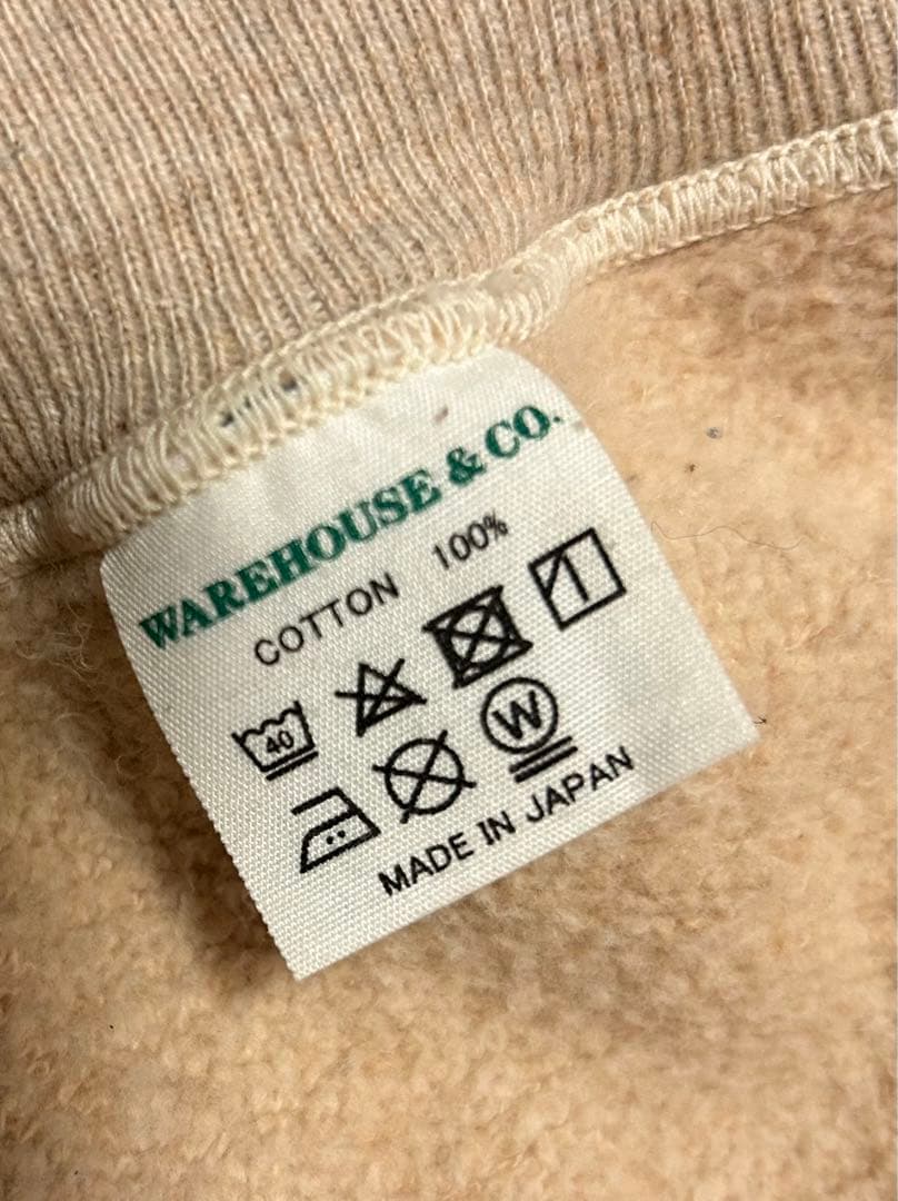 WAREHOUSE ジップパーカー