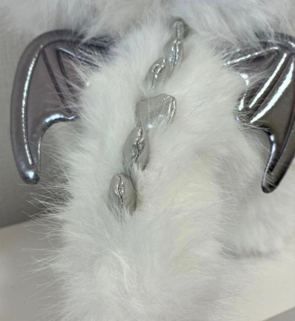 海外限定並行輸入品　ZIMOMO ホワイトぬいぐるみ