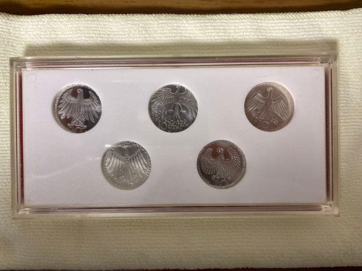 ミュンヘンオリンピック 記念銀貨 5点セット ケース付き