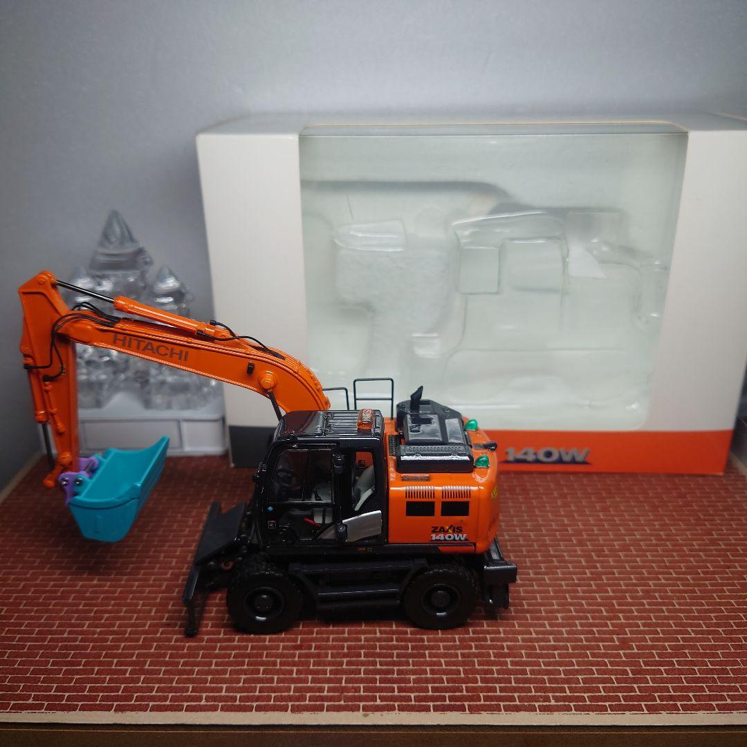 HITACHI ZX140W モノブーム&平バケット 雪像 解体仕様(1/50) - メルカリ