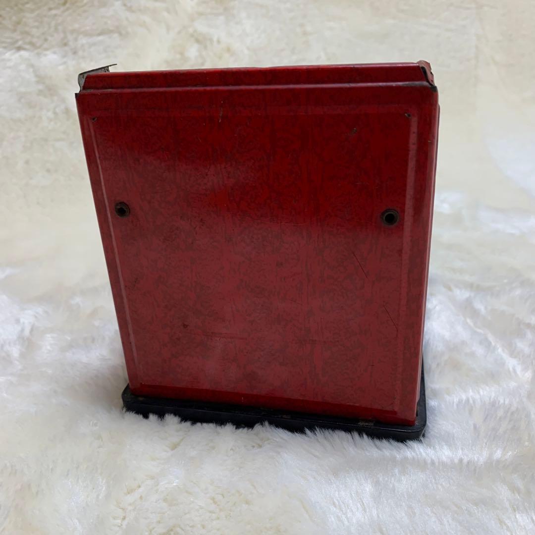 ナショナル レトロレジスター 赤色 ジャンク レトロ雑貨 レトロおもちゃ