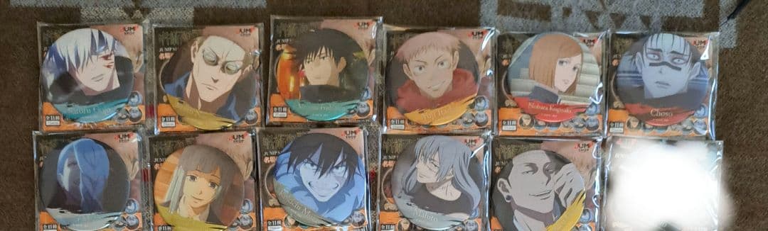 呪術廻戦 名場面缶バッジ vol.4 全種類セット コンプリート 五条悟 11点 呪術廻戦 名場面缶バッジ vol.4 & vol.5 五条悟セット 呪術