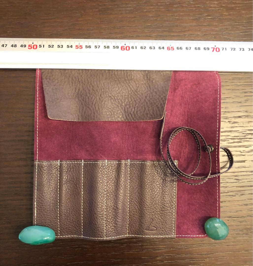 値下げ☆新品☆土屋鞄 限定色 オイルヌメロールペンケース