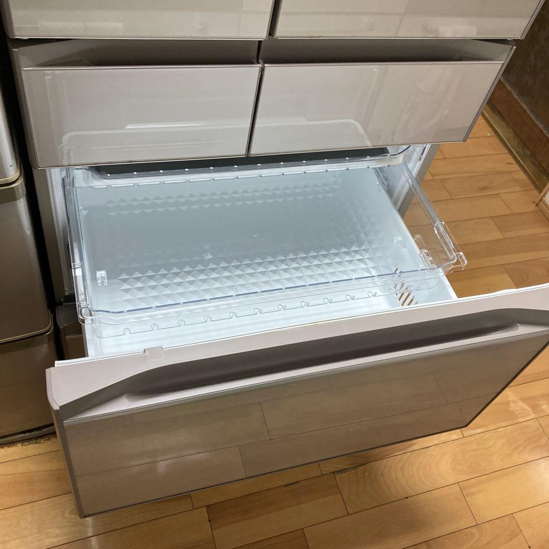 日立 6ドア大型冷蔵庫602L 2021年製 中古 美品