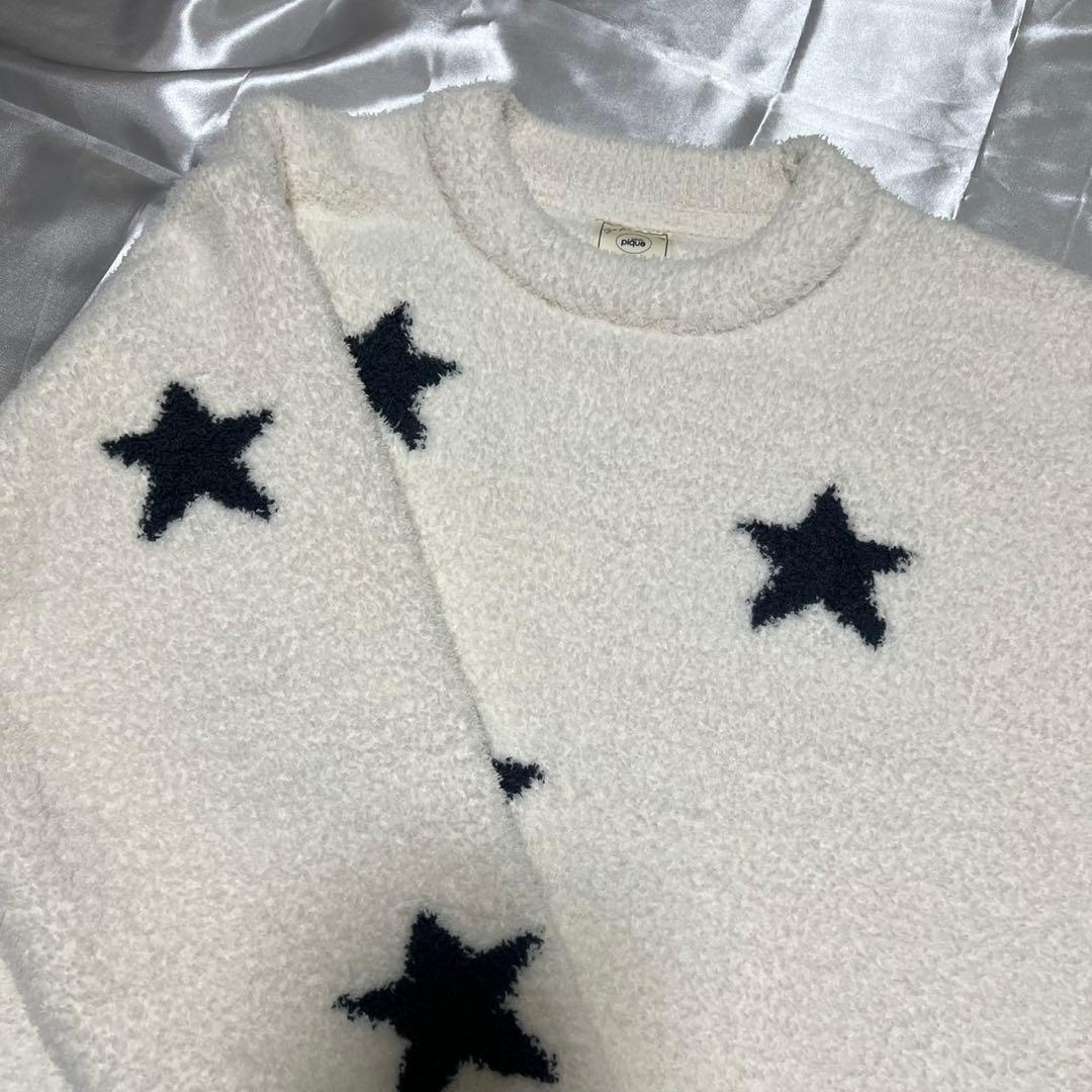 ジェラピケ　パジャマ星柄セットアップ