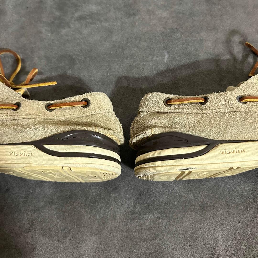 【名作】VISVIM ビズビム ヴィズヴィム デッキシューズ モカシン スエード