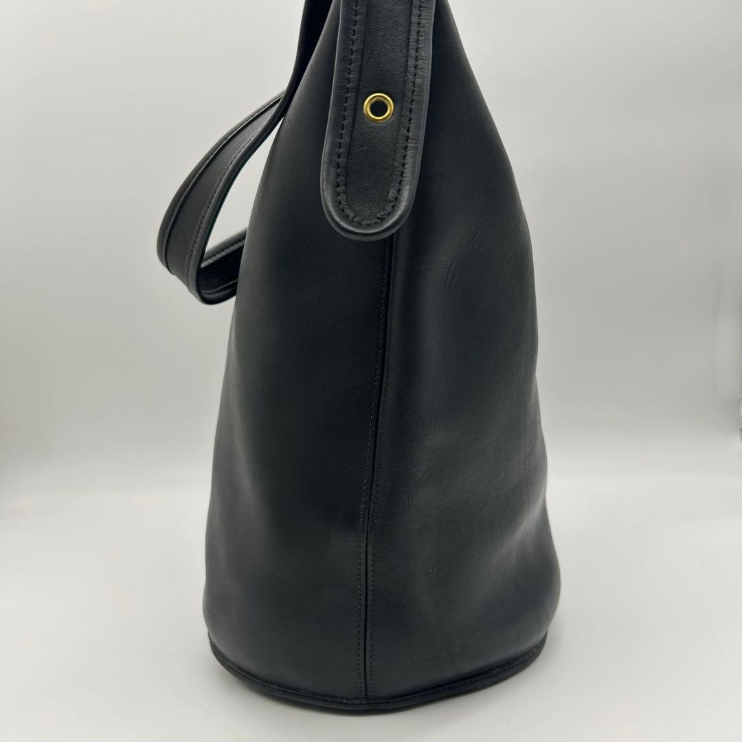 バッグ Old Coach Shoulder Bucket Bag Black Y2k