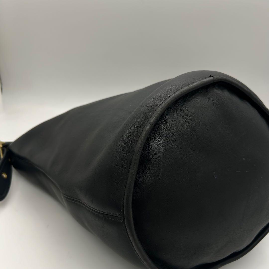 バッグ Old Coach Shoulder Bucket Bag Black Y2k