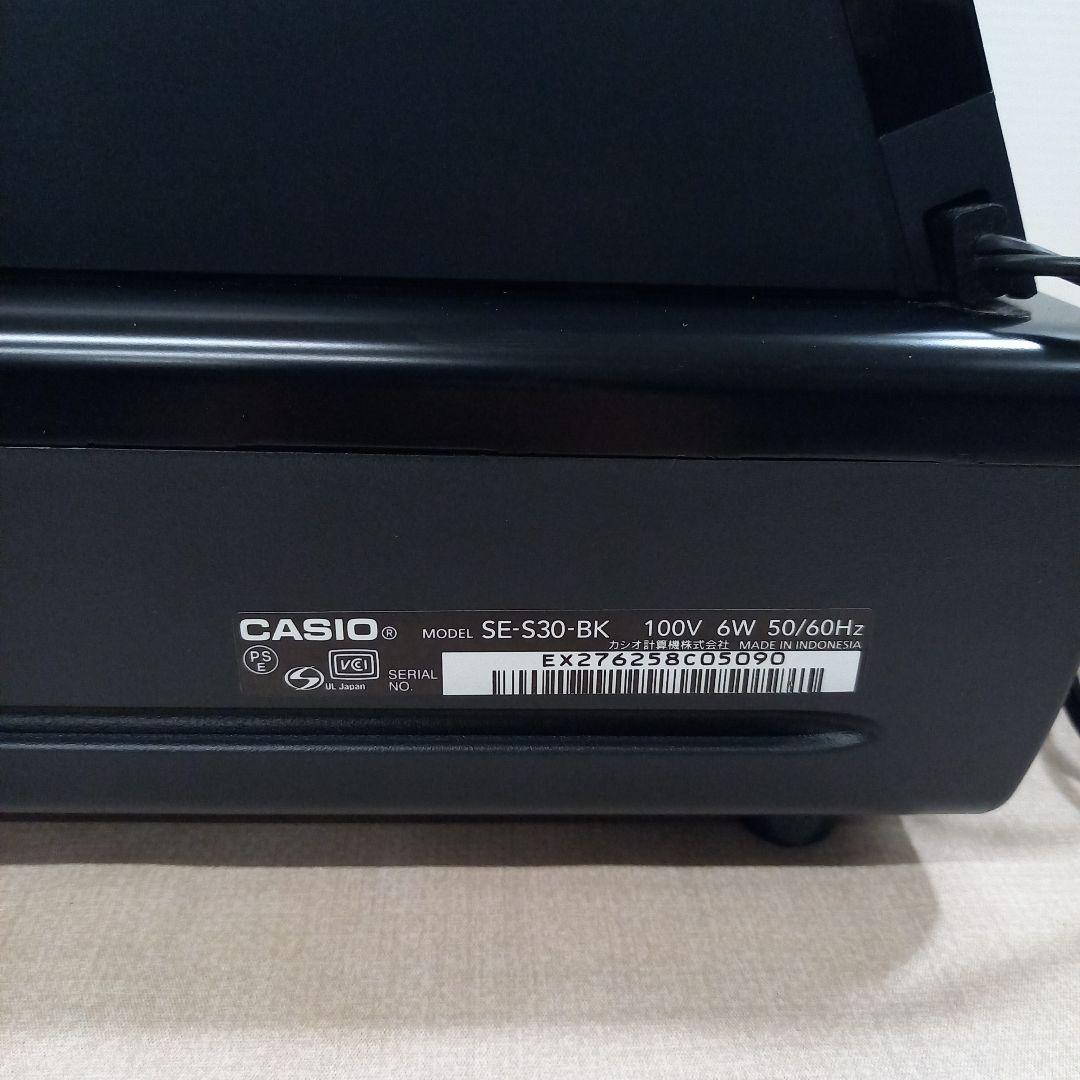 CASIO レジスター SE-S30-BK ブラック カシオ カシオ SE-S30-BK