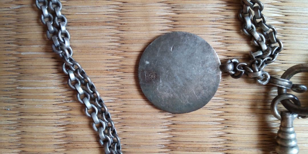 outdoor cafe　明治37〜38年　征露記念　純銀チェーンメダル