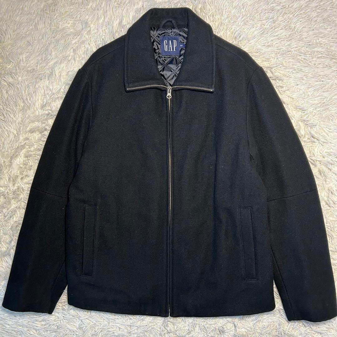 GAP 90's　オールドギャップ　中綿キルティング　フルジップウールジャケット