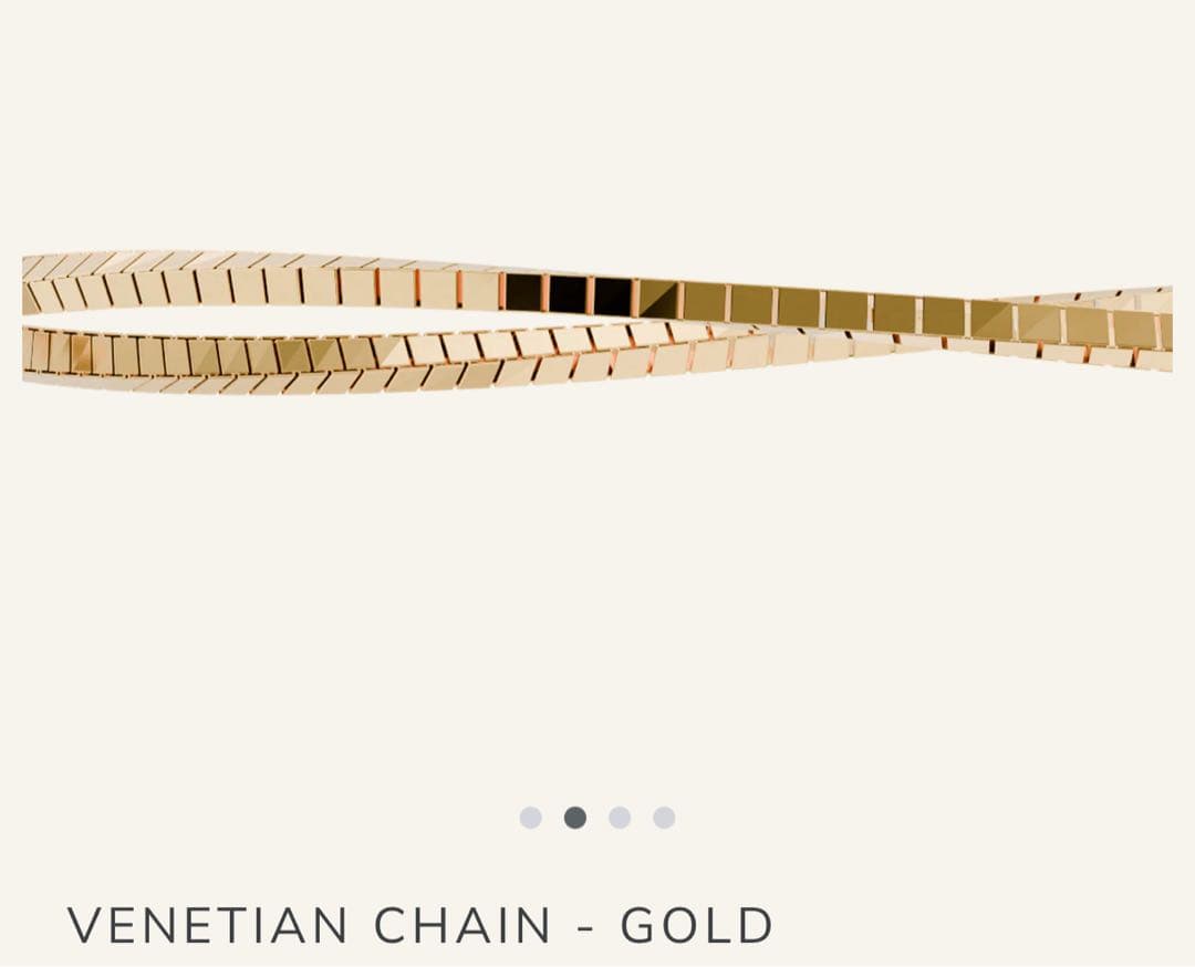 pointlessjourney VENETIAN CHAIN GOLD 23号