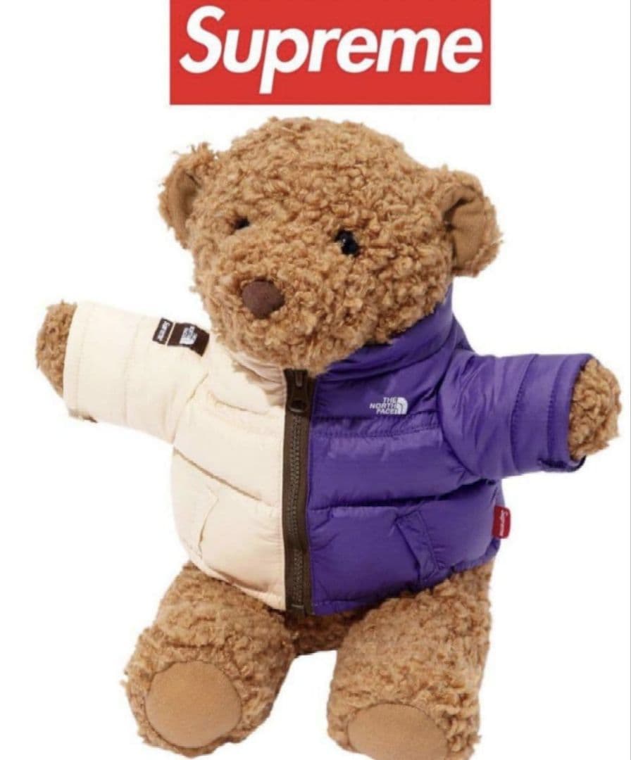 シュプリーム x ザ ノース フェイス ベア \"タン\" ティデイベア