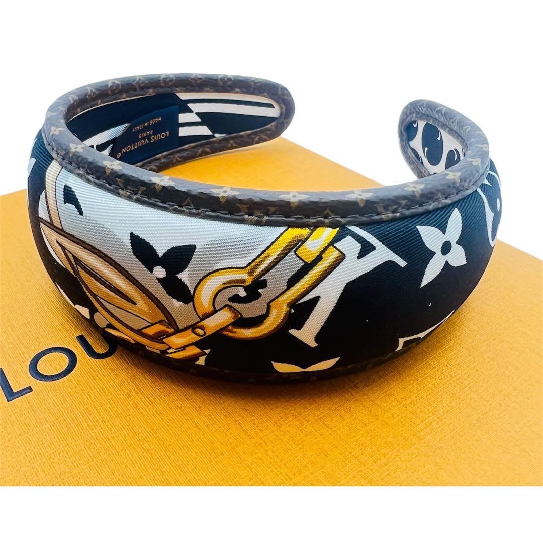 超美品　ルイヴィトン　カチューシャ　ヘアバンド　ビーマインドフル　M77394