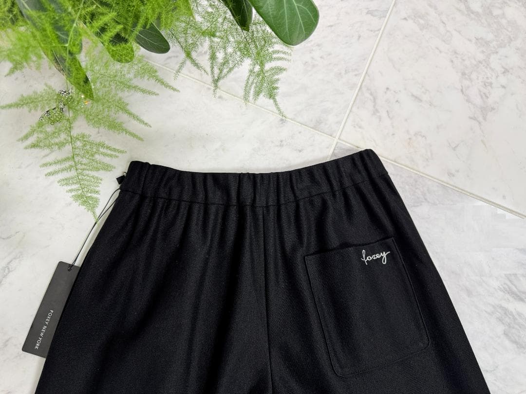 極美品★FOXEY/フォクシー アリーナキュロット ロゴ刺繍38 掲載商品