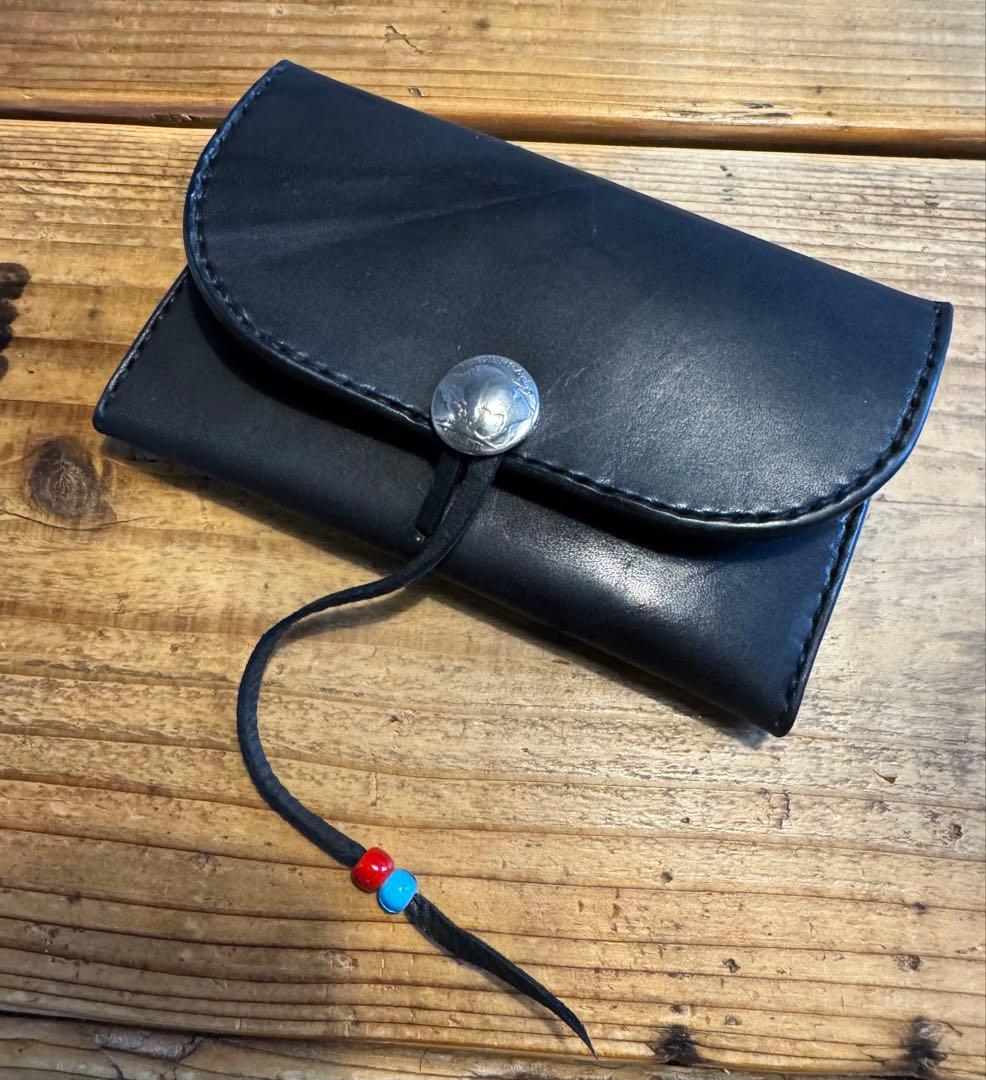 K*i様 ミドルウォレット　バッファローコンチョ　栃木サドルレザー　ハンドメイド