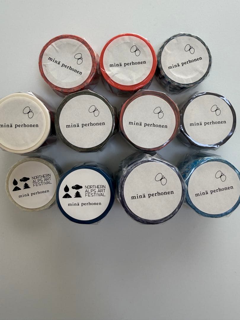 ミナペルホネン マスキングテープ　つづく展　北アルプス国際芸術祭