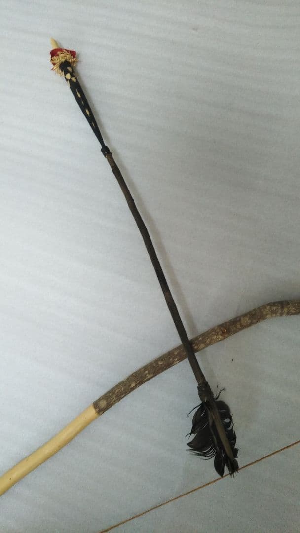 アイヌ民具弓矢セット クとへペライ