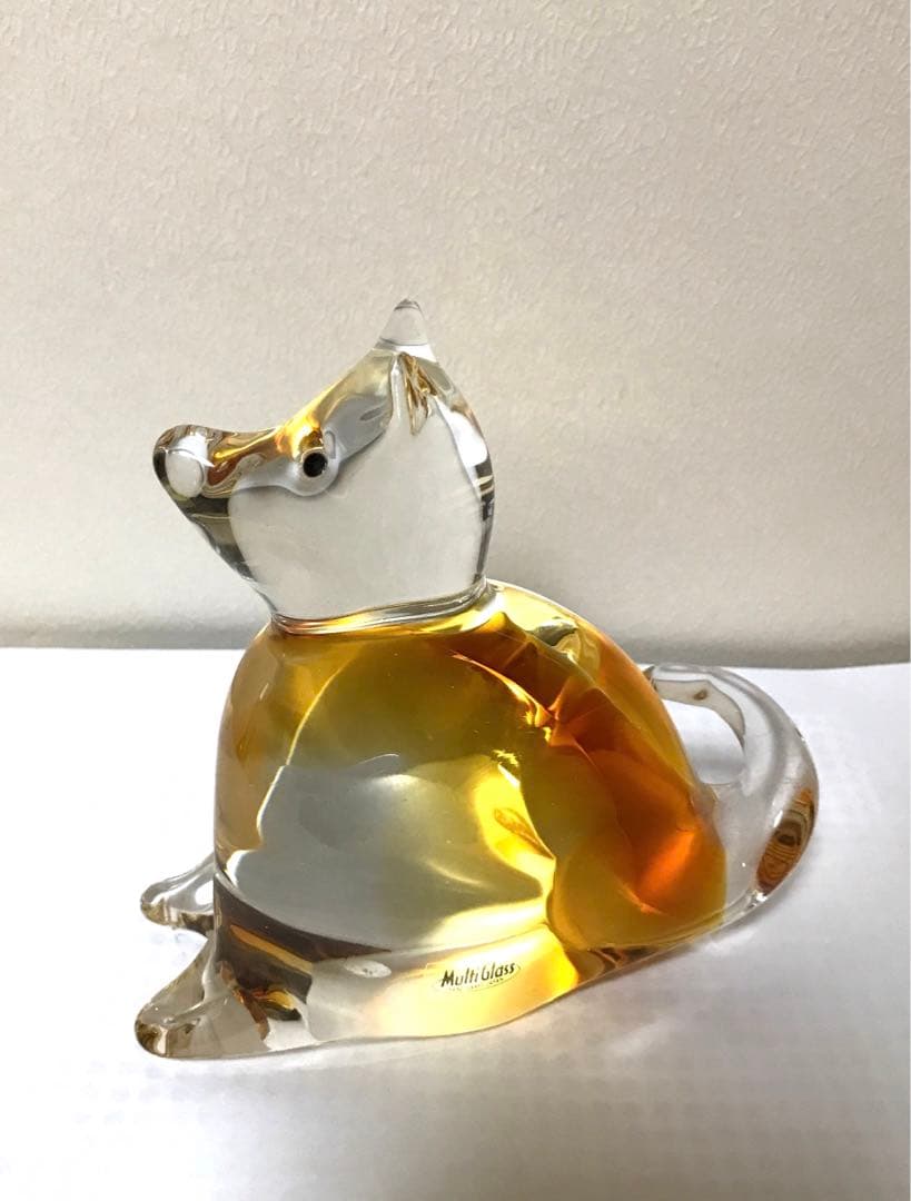 マルティグラス Multi Glass 犬のガラス置物 - メルカリ