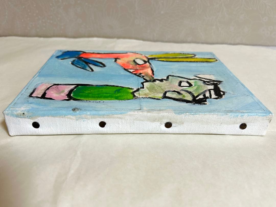 エディ・ドミニク・デュビアン 子供と怪獣 原画 キャンバスアート