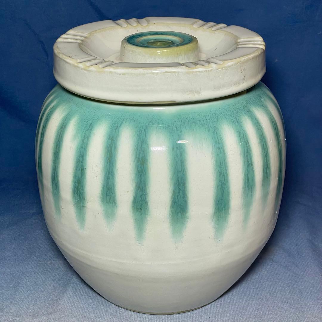 簾壺 茶壺 信楽焼 壺 骨董品 古美術 置物 時代物 希少品 信楽焼 すだれ