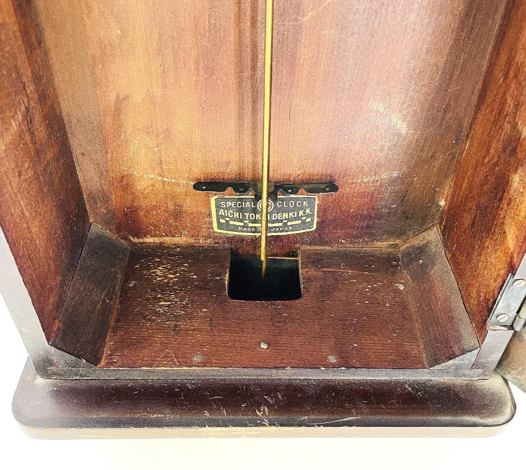 【希少 稼働品】愛知時計 No.2326-C 掛時計 ボンボン ゼ 昭和レトロ
